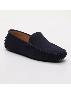 Leren mocassins 