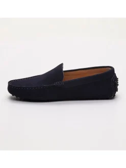 Leren mocassins 