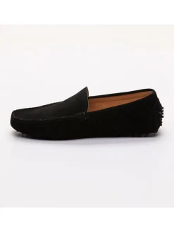 Leren mocassins "Lenny" zwart