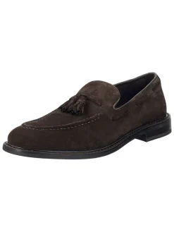 Leren mocassins 