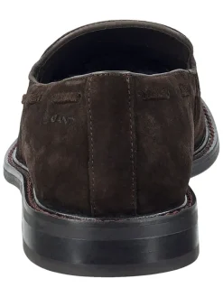 Leren mocassins 