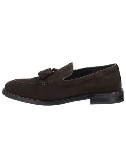 Leren mocassins 