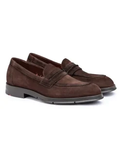 Leren mocassins "Nagai" bruin