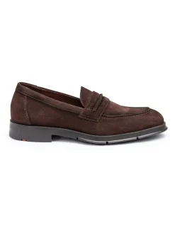 Leren mocassins 