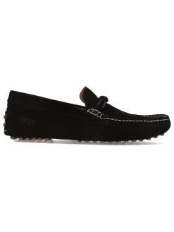 Leren mocassins 