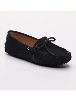 Leren mocassins 