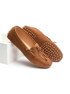 Leren mocassins 