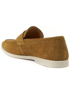 Leren mocassins 