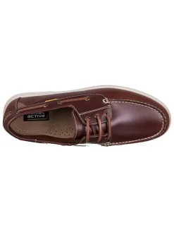 Leren mocassins 