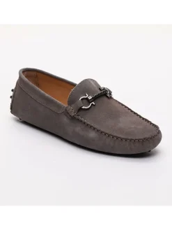 Leren mocassins 