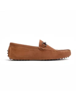 Leren mocassins "Trenton" lichtbruin