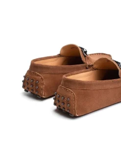 Leren mocassins 