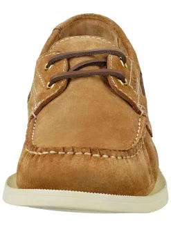 Leren mocassins "Yardport" camel lichtbruin