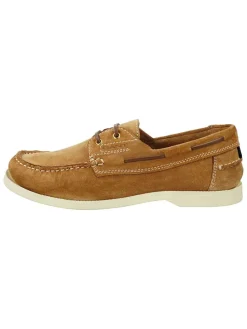 Leren mocassins "Yardport" camel lichtbruin