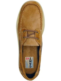 Leren mocassins 