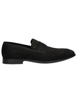 Leren mocassins zwart