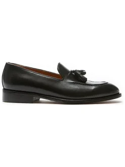 Leren mocassins zwart