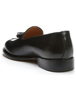 Leren mocassins zwart