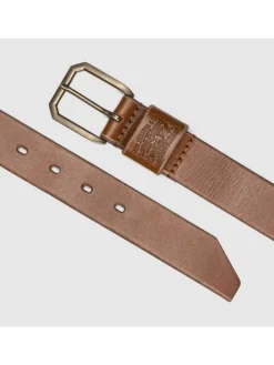 Leren riem lichtbruin
