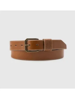 Leren riem lichtbruin