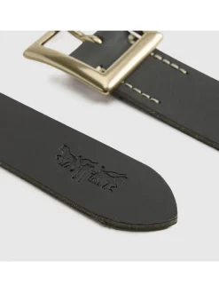 Leren riem zwart