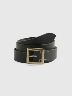 Leren riem zwart