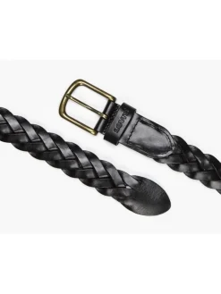 Leren riem zwart