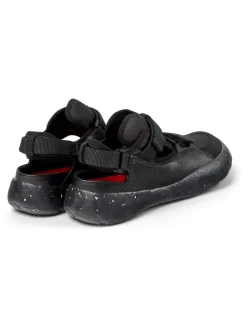 Leren sandalen zwart