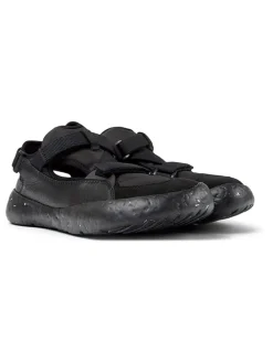 Leren sandalen zwart