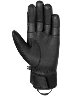 Leren Ski-/snowboardvingerhandschoenen "Cooper" zwart