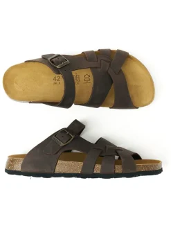 Leren slippers 