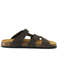 Leren slippers 