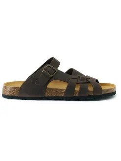 Leren slippers 