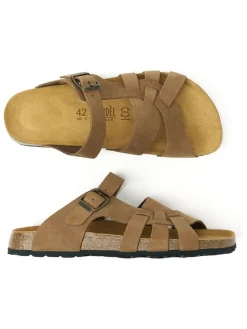 Leren slippers 
