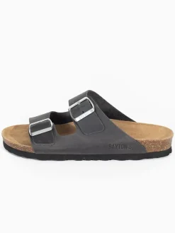 Leren slippers 