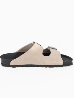 Leren slippers 