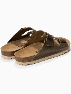 Leren slippers 