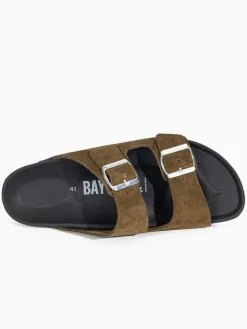 Leren slippers 