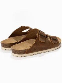 Leren slippers