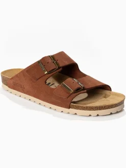 Leren slippers 