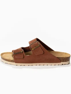Leren slippers 