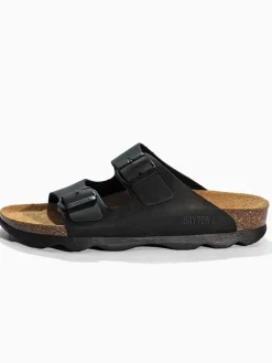 Leren slippers 