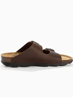 Leren slippers 