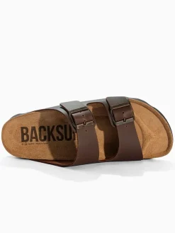 Leren slippers 
