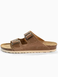 Leren slippers