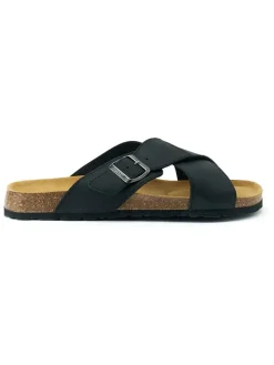 Leren slippers 
