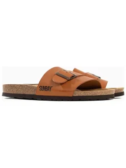Leren slippers 