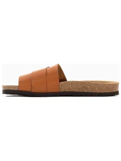 Leren slippers 