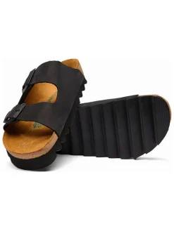 Leren slippers 