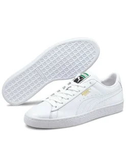 Leren sneakers "Basket Classic XXI" wit